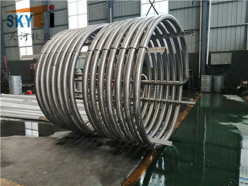 鈦盤(pán)管發(fā)貨了 TA2