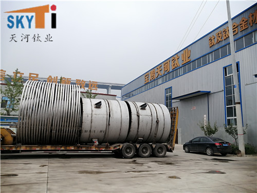 鈦槽 鈦盤(pán)管一批 發(fā)貨