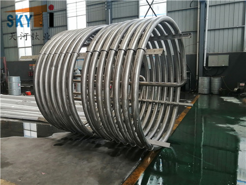 TA1-TA2 鈦盤(pán)管發(fā)貨