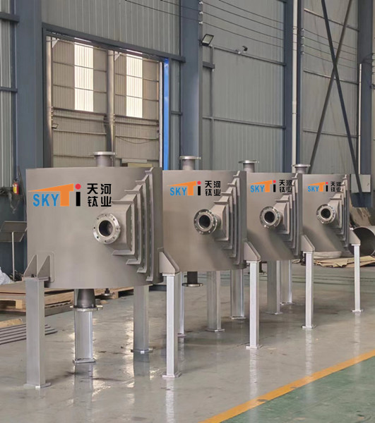 TA2鈦材螺旋板式換熱器